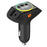 C8 Dual USB Port Car Charger Bluetooth-compatible 5.3 Receiver Hands-Free Calling with AUX Port - Black - 1