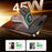 C8 Dual USB Port Car Charger Bluetooth-compatible 5.3 Receiver Hands-Free Calling with AUX Port - Black - 7