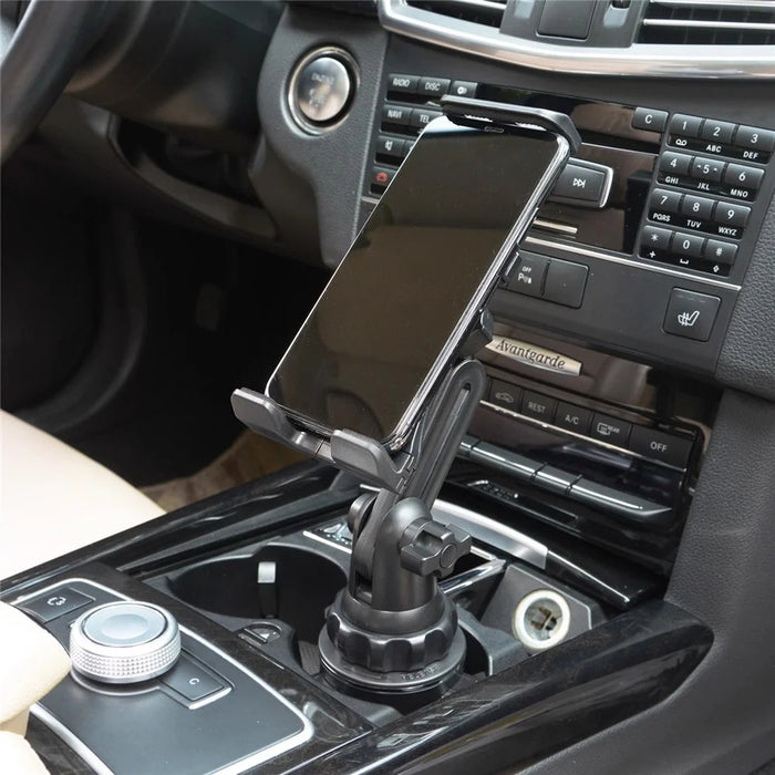 2 In 1 360 Degree Rotating Car Cup Holder Mount Phone Bracket Tablet Stand - 5