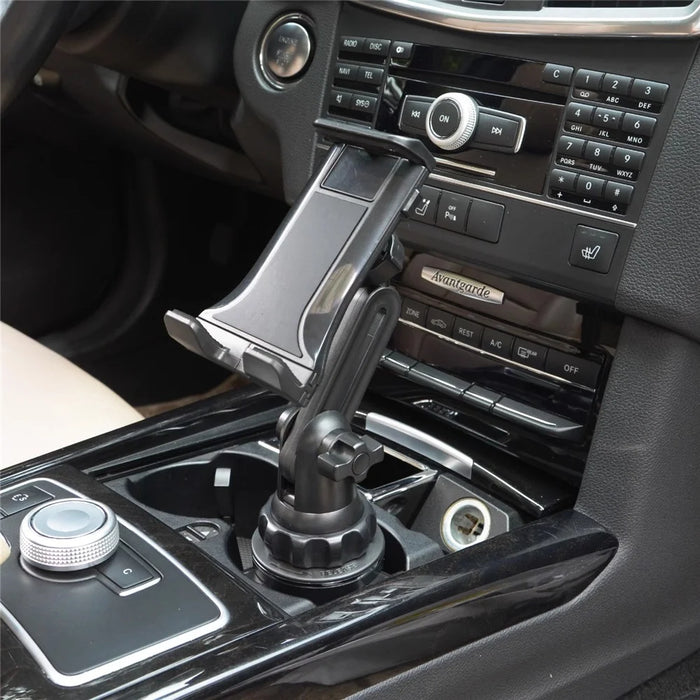 2 In 1 360 Degree Rotating Car Cup Holder Mount Phone Bracket Tablet Stand - 7