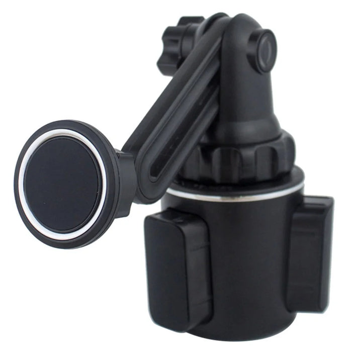Car Cup Holder Tablet Mount 360 Degree Rotatable Magnetic Cell Phone Holder Bracket - 2