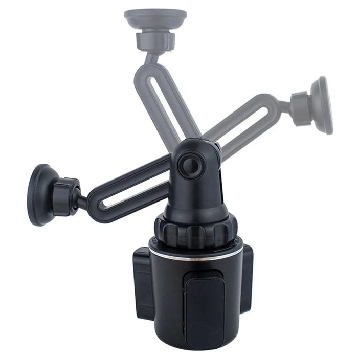 Car Cup Holder Tablet Mount 360 Degree Rotatable Magnetic Cell Phone Holder Bracket - 4