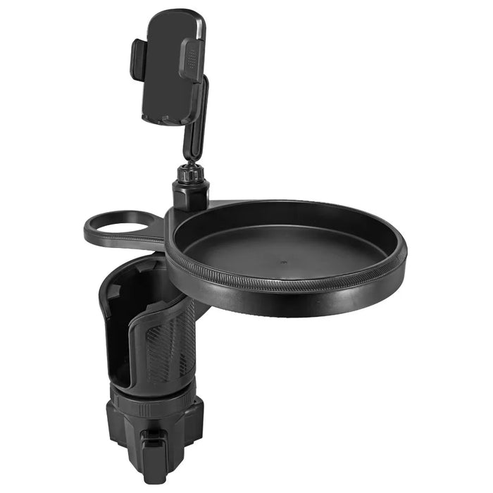 Multifunction Car Cup Holder Food Tray 360 Degree Rotation Mobile Phone Mount Bracket - 6