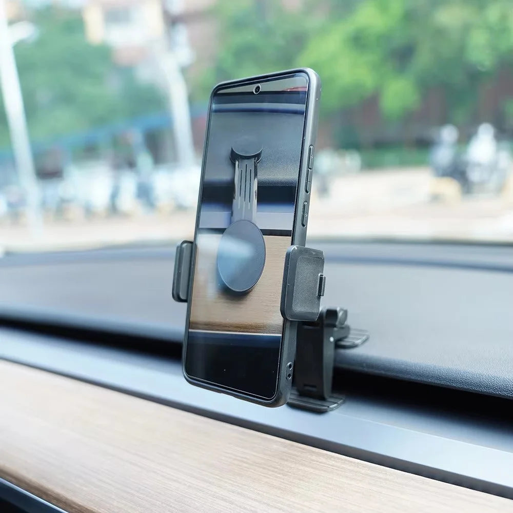 Car Phone Holder 360 Degree Rotating Adhesive Dashboard Mount Cellphone Stand - 6