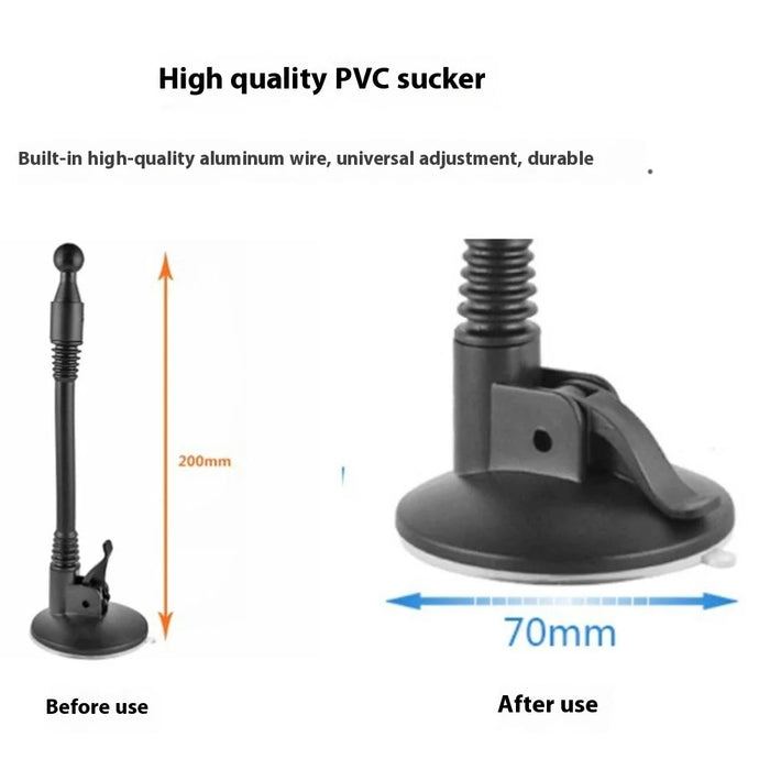 Car Windshield Phone Mount Suction Cup 360 Degree Rotating Mobile Holder - 4