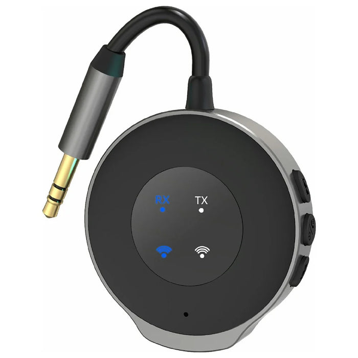 W11 2-in-1 Car Bluetooth-compatible 5.3 Transmitter Receiver Wireless Music Streaming Audio Adapter - 1