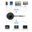 W11 2-in-1 Car Bluetooth-compatible 5.3 Transmitter Receiver Wireless Music Streaming Audio Adapter - 6
