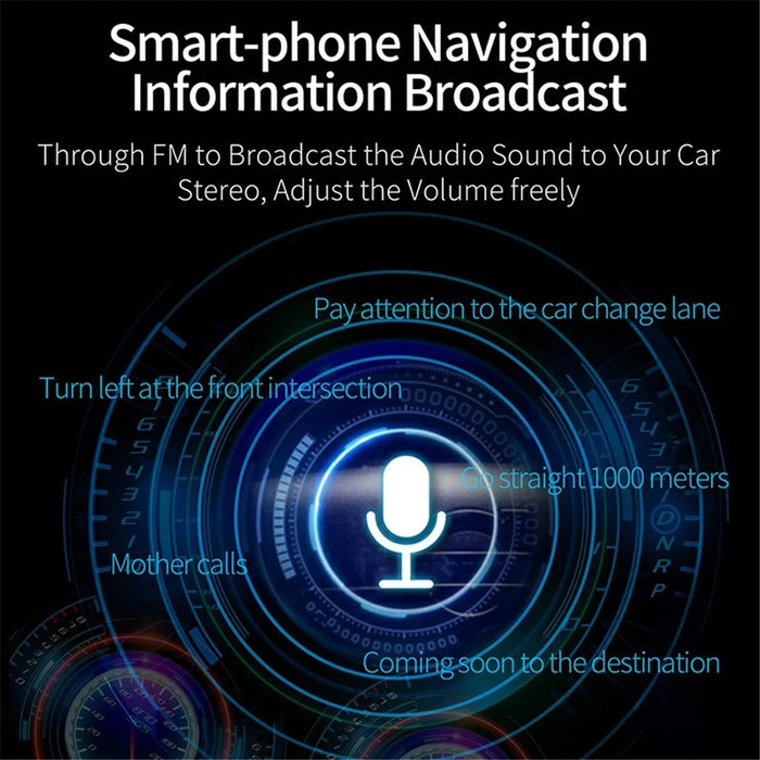 G32 Car Charger Voltage Detection FM Transmitter Bluetooth-Compatible MP3 Player with Voice Navigation - 7