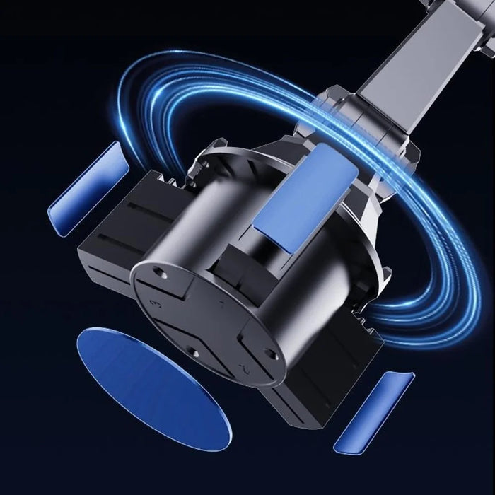 CP252 Multifunction Car Cell Phone Mount Bracket Food Tray with Dual Rotatable Cup Holder - 5