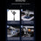 CP252 Multifunction Car Cell Phone Mount Bracket Food Tray with Dual Rotatable Cup Holder - 6