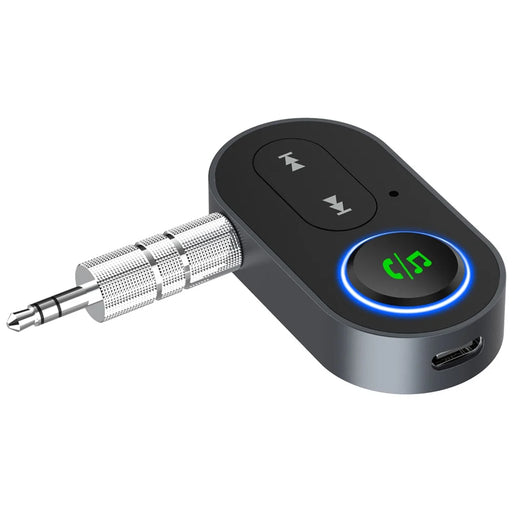 BR10 Car Bluetooth-compatible 5.0 Adapter 3.5mm Aux Audio Music Wireless Receiver Hands-free Call Adapter - 1