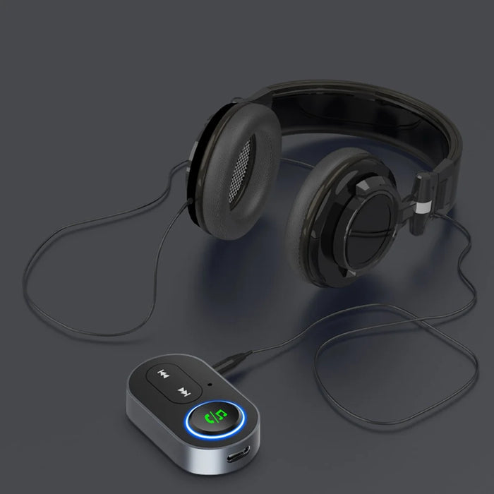 BR10 Car Bluetooth-compatible 5.0 Adapter 3.5mm Aux Audio Music Wireless Receiver Hands-free Call Adapter - 6