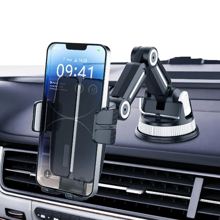 X251 Car Suction Cup Mount Phone Holder Adjustable Cellphone Bracket for Dashboard / Windshield - 4