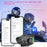 BT56 Motorcycle Helmet Headphone Bluetooth-Compatible Music Headset with Rhythm Light Effects - 2