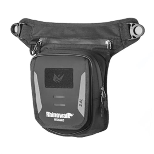RHINOWALK MJX2008BK 2.4L Motorcycle Magnetic Tank Bag Multifunction Leg Bag Crossbody Waist Pack - 1
