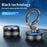 D1X 360° Foldable Vacuum Magnetic Car Phone Mount Hands-Free Suction Cup Phone Holder - Black - 4