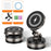 D1W Magnetic Car Phone Holder Wireless Charger 360° Foldable Vacuum Suction Phone Mount Stand - Black - 2