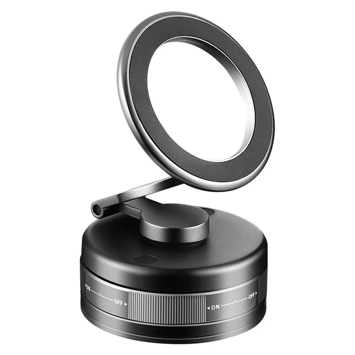 S11 Dashboard Magnetic Car Phone Holder 360° Rotation Foldable Alloy Mobile Phone Mount - 1