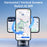 S11 Dashboard Magnetic Car Phone Holder 360° Rotation Foldable Alloy Mobile Phone Mount - 5