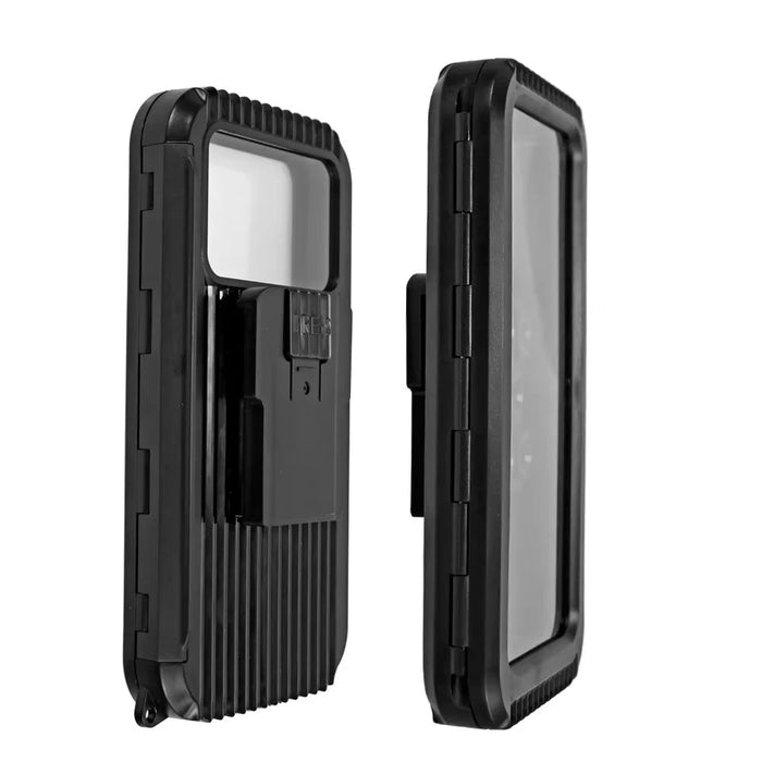 Motorcycle Bike Electric Scooter Phone Mount Rearview Mirror Holder Waterproof Case - 3