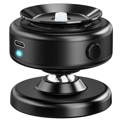 X90 Magnetic Car Phone Mount 360 Degree Rotation Strong Suction Dashboard Phone Holder - Black - 1