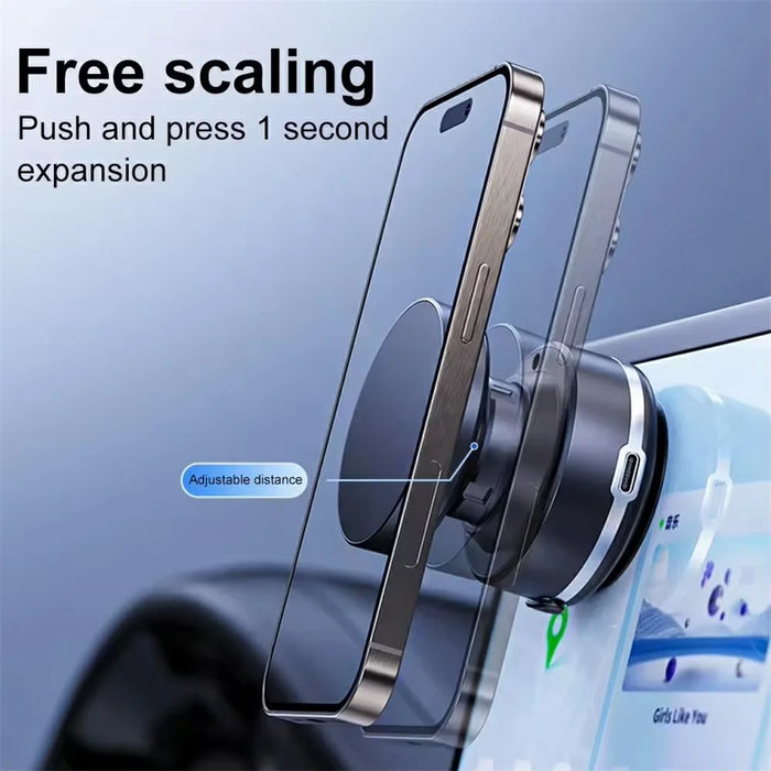 X95 Magnetic Vacuum Suction Cup Phone Mount Car Dashboard Windshield Navigation Bracket - 5