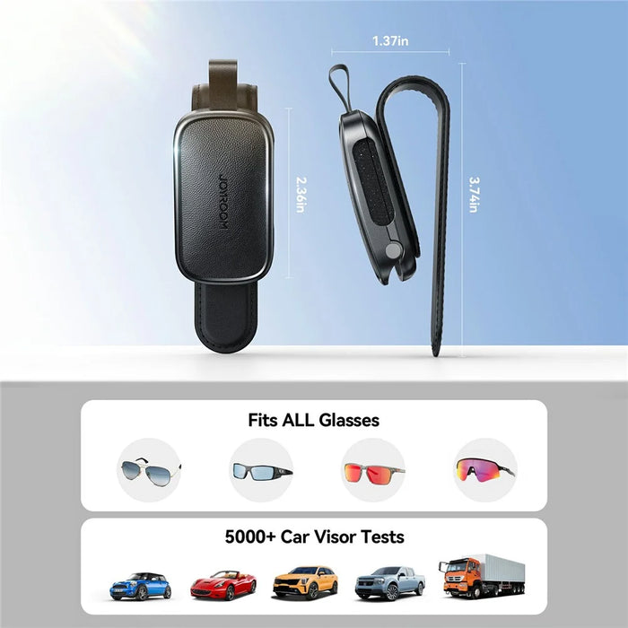 JOYROOM JR-ZS511 Sunglass Holder for Car Visor Sunglasses Organizer Magnetic Clip - 6