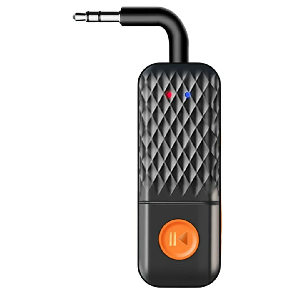 T90 AUX 3.5mm Car Bluetooth-Compatible Adapter Wireless Audio Transmitter Receiver - 1