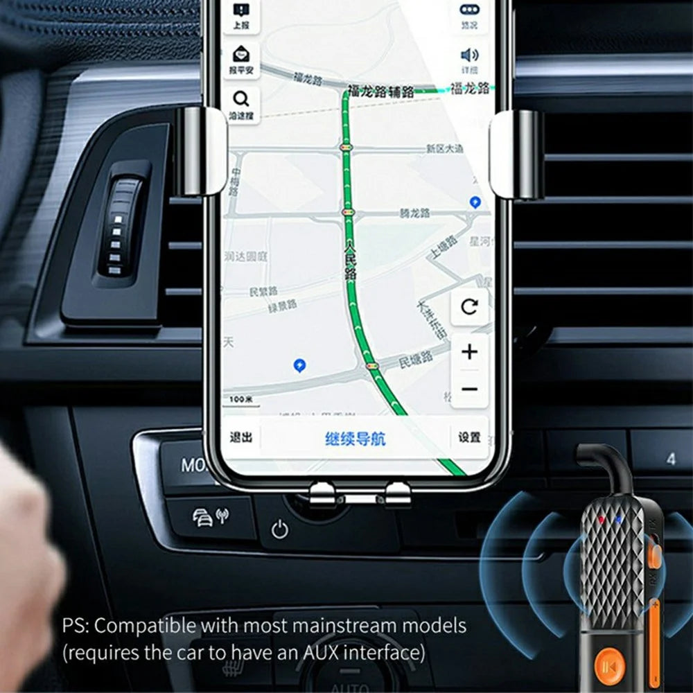 T90 AUX 3.5mm Car Bluetooth-Compatible Adapter Wireless Audio Transmitter Receiver - 6