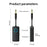 M30 2 In 1 Bluetooth-compatible 5.4 Audio Receiver Transmitter for Car TV AUX Stereo Wireless Adapter - 7