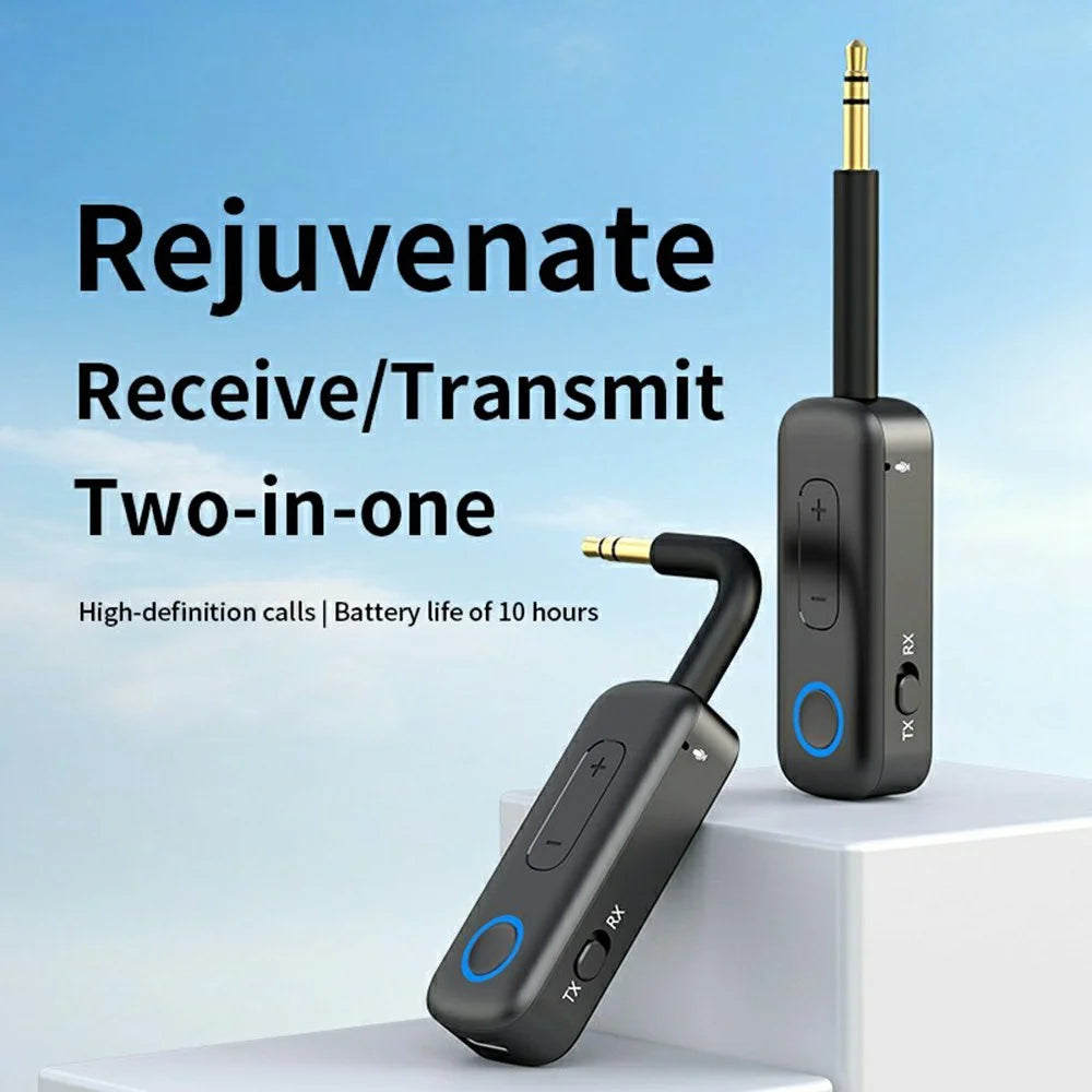 M33 2 In 1 Bluetooth-compatible 5.4 Receiver Transmitter for Car AUX TV Wireless Audio Adapter - 2