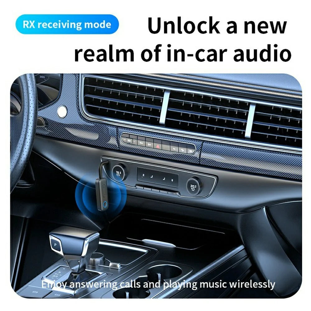 M33 2 In 1 Bluetooth-compatible 5.4 Receiver Transmitter for Car AUX TV Wireless Audio Adapter - 4