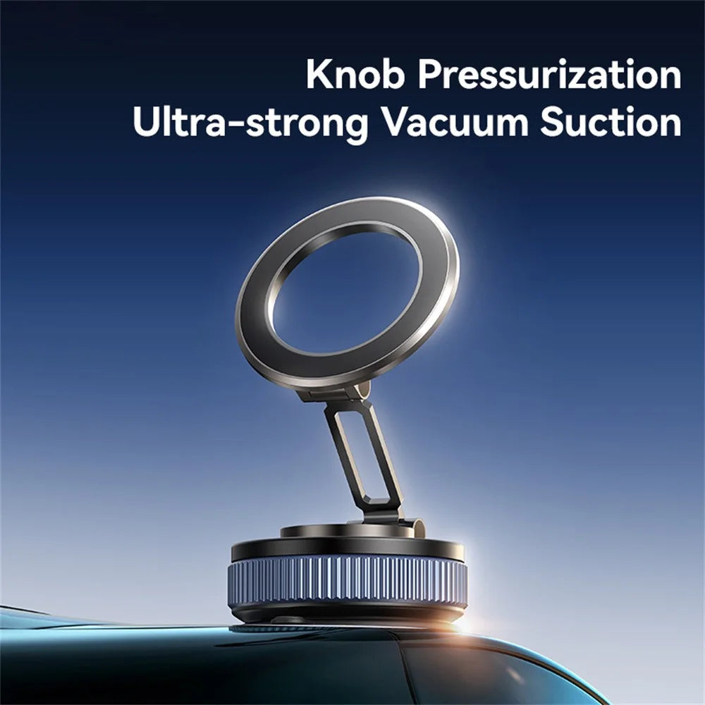USAMS ZJ084 Vacuum Suction Cup Magnetic Phone Mount Holder 720-Degree Rotation - 2