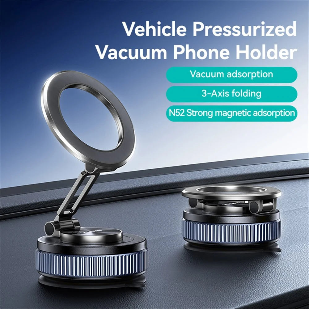 USAMS ZJ084 Vacuum Suction Cup Magnetic Phone Mount Holder 720-Degree Rotation - 3