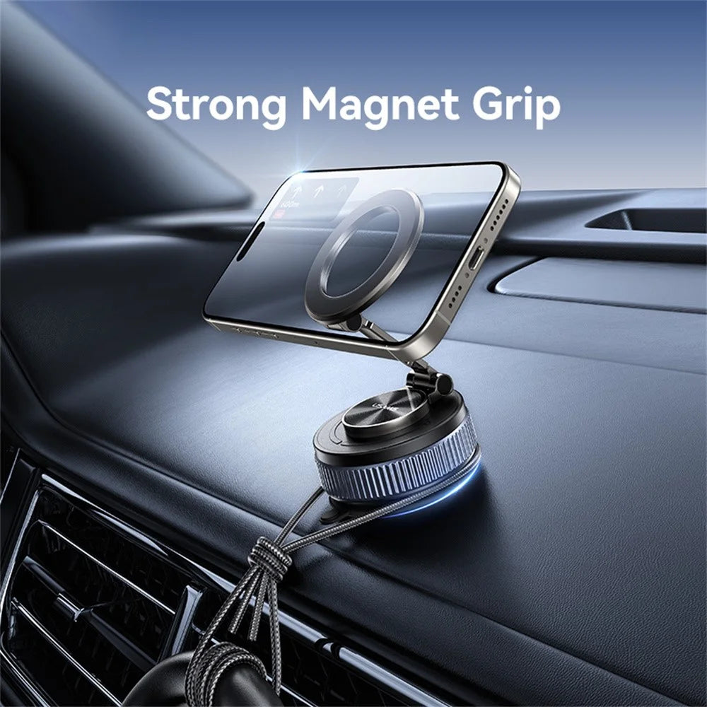 USAMS ZJ084 Vacuum Suction Cup Magnetic Phone Mount Holder 720-Degree Rotation - 4