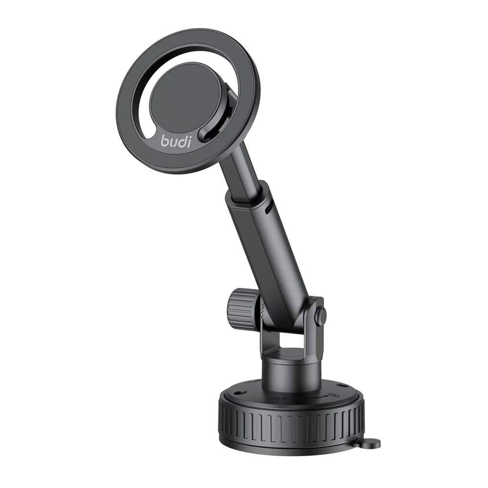 BUDI CM591B Adjustable Magnetic Phone Mount for Car 360 Degree Rotation Suction Cup Base Cellphone Holder - 1