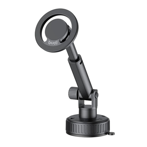 BUDI CM591B Adjustable Magnetic Phone Mount for Car 360 Degree Rotation Suction Cup Base Cellphone Holder - 1