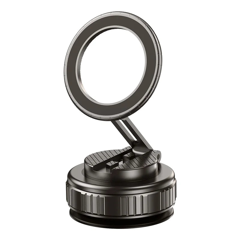 SSX Magnetic Phone Holder 360° Rotating Suction Cup Car Dashboard Adjustable Phone Mount Sand - Black - 1