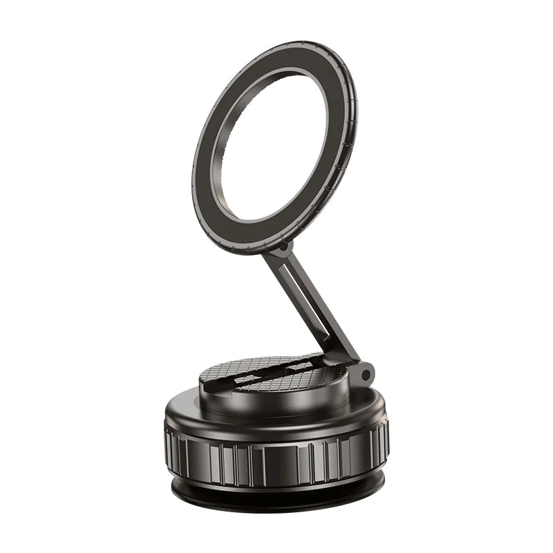 SSX Magnetic Phone Holder 360° Rotating Suction Cup Car Dashboard Adjustable Phone Mount Sand - Black - 2