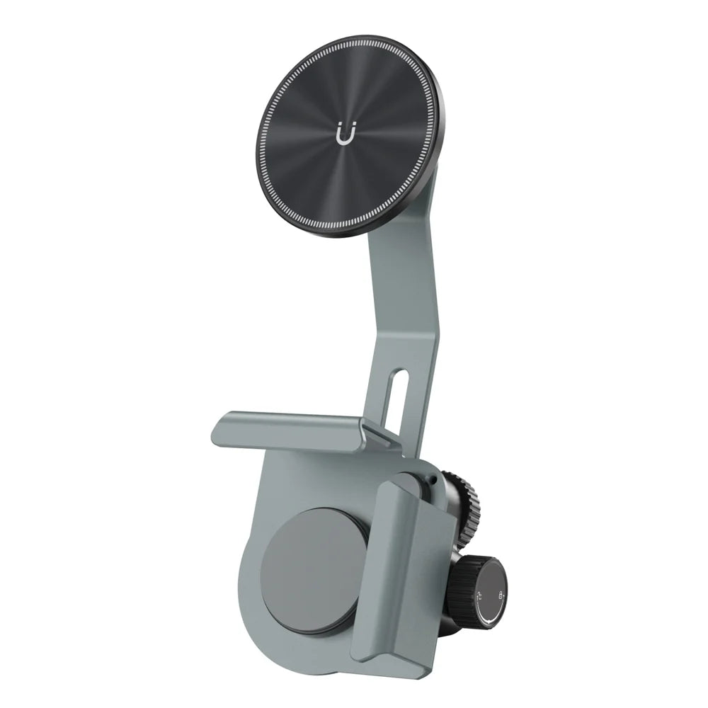 Car Phone Holder Magnetic Air Vent Mount 360-Degree Rotary Universal Adjustable Stand - Grey - 1