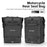 WEST BIKING 30L Large Capacity Motorcycle Side Bag Full Open Riding Bag Anti-Slip Mesh Pocket for Motorbike Travel - 2