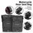 WEST BIKING 30L Large Capacity Motorcycle Side Bag Full Open Riding Bag Anti-Slip Mesh Pocket for Motorbike Travel - 3