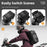 WEST BIKING 30L Large Capacity Motorcycle Side Bag Full Open Riding Bag Anti-Slip Mesh Pocket for Motorbike Travel - 6