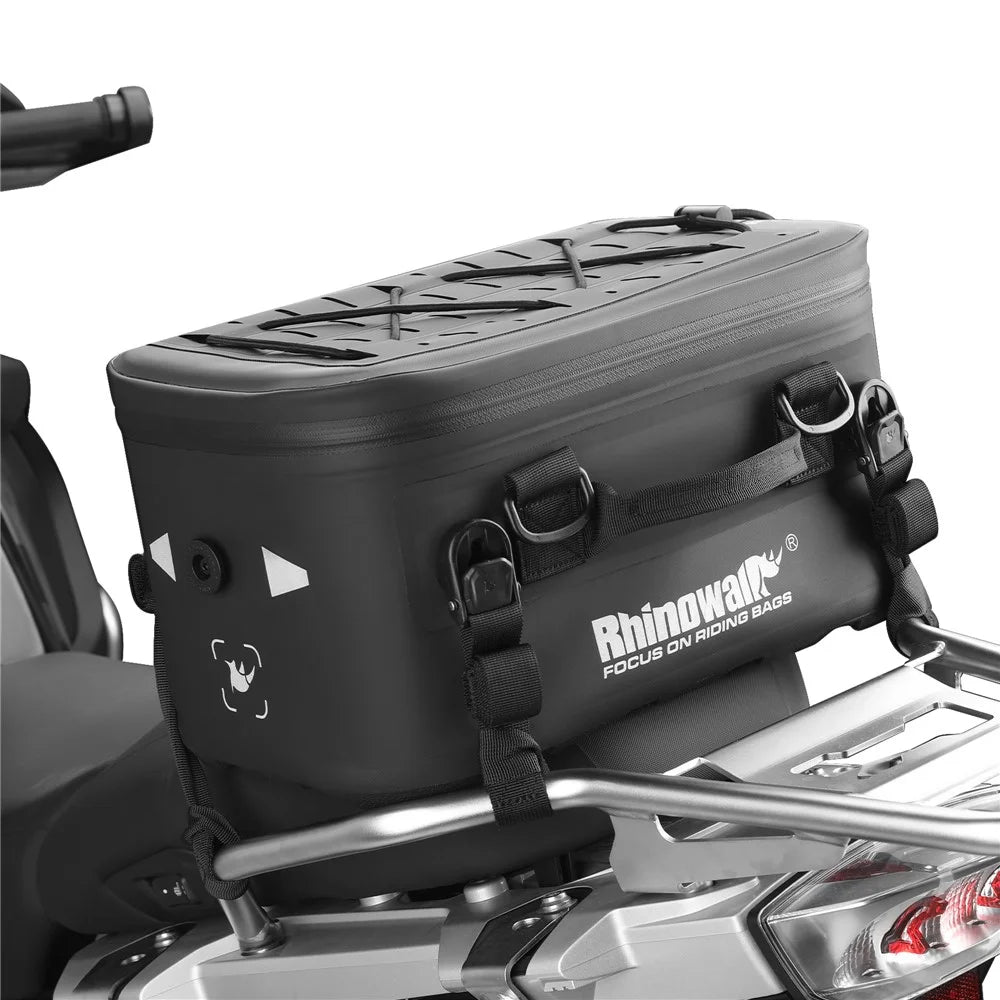 RHINOWALK MFT2306BK 16L Waterproof Side Case Expansion Bag Motorcycle Tail Bag Thermal Insulation with UFO Quick-Release Buckle - 3