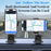 HS17+C17 Car Phone Holder Dashboard Windshield Suction Cup Mount 360 Degree Rotatable Cellphone Bracket - Black+Silver - 2
