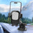 HS17+C17 Car Phone Holder Dashboard Windshield Suction Cup Mount 360 Degree Rotatable Cellphone Bracket - Black+Silver - 7