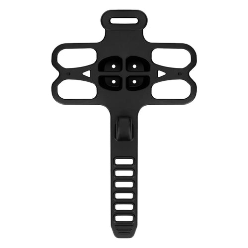 ENLEE Bicycle Handlebar Phone Mount Holder Anti Slip Silicone Strap Shock Absorbing Cellphone Stand - Black - 1