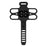 ENLEE Bicycle Handlebar Phone Mount Holder Anti Slip Silicone Strap Shock Absorbing Cellphone Stand - Black - 1