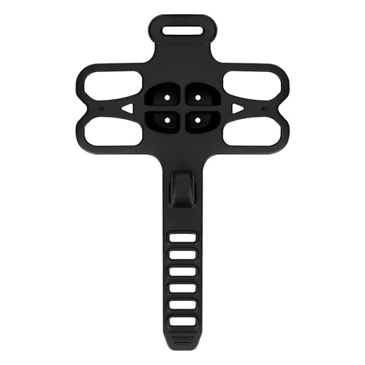 ENLEE Bicycle Handlebar Phone Mount Holder Anti Slip Silicone Strap Shock Absorbing Cellphone Stand - Black - 1