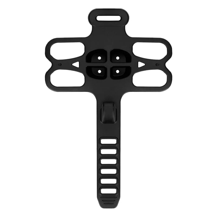 ENLEE Bicycle Handlebar Phone Mount Holder Anti Slip Silicone Strap Shock Absorbing Cellphone Stand - Black - 1